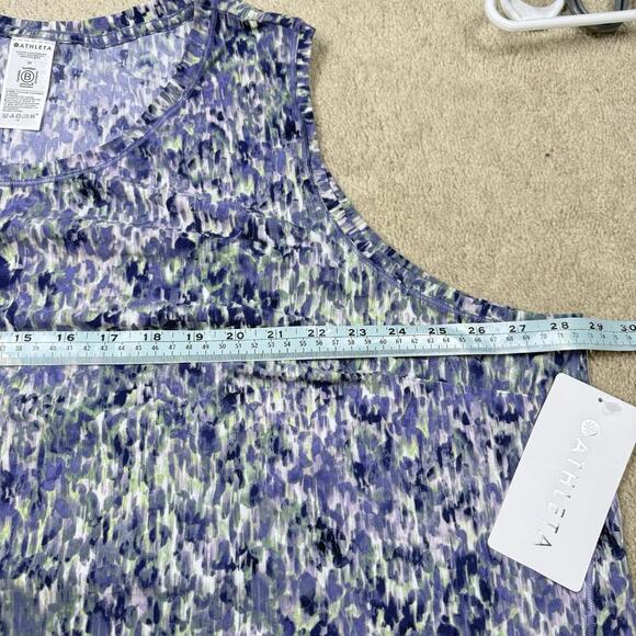 Athleta Ultimate Muscle Tank Women Size 3X Abstract Print NWT $65 UPF Quick Dry - Picture 8 of 8